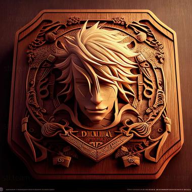 3D model Final Fantasy Type 0 HD game (STL)